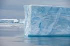 Antarctica, Antarctic Sound. Tabular icebergs.