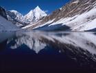 Mount Jichu Drake in Sophu lake, Jigme Dorji NP, Bhutan