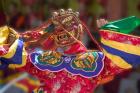 Mask Dance Celebrating Tshechu Festival at Wangdue Phodrang Dzong, Wangdi, Bhutan