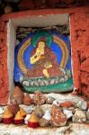 Clay Stupas, Paro, Bhutan