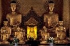 Gilded Buddha Statues, Myanmar