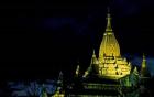 Night View of Ananda Pahto, Myanmar