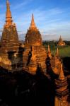 Ancient Temples and Pagodas at Sunrise, Myanmar