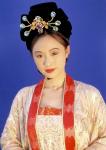 Chinese Woman in Tang Dynasty Dress, China
