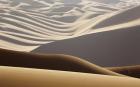 Abstract of desert shapes, Badain Jaran Desert, Inner Mongolia, China