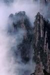 Mt Huangshan in Mist, China