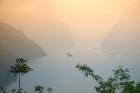Sunset View of Xiling Gorge, Three Gorges, Yangtze River, China