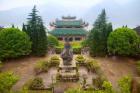 Sunset View of Qu Yuan Temple, Yangtze River, China