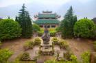 Sunset View of Qu Yuan Temple, Yangtze River, China