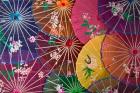 Colorful Silk Umbrellas, China