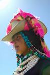 Tibetan Girl, Tibet, China