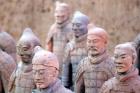 Terra Cotta Warrior Heads, Xian, Shaanxi, China