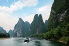 China, Guilin, Li River, Boats along the River