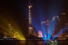 Oriental Pearl TV Tower in Pudong Park, Shanghai, China