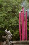 Joss Sticks Burning at the Confucian Temple of Literature, Jianshui, Yunnan Province, China