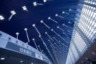 Sweeping Suspended Roof and Glass Windows, Pudong International Airport, Shanghai, China