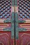 Hall of Supreme Harmony-door detail, The Forbidden City, Beijing, China