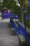 Blue Temple walkway, Fengdu, Chongqing Province, China