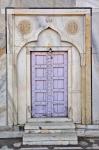 Lavender colored door, Taj Mahal, Agra, India