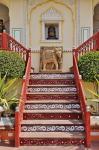 Steps at Raj Palace Hotel, Jaipur, India