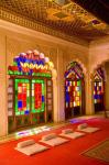 Stained Glass Windows of Fort Palace, Jodhpur at Fort Mehrangarh, Rajasthan, India