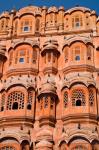 Wind Palace in Downtown Center of the Pink City, Jaipur, Rajasthan, India