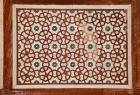 Agra, India, Geometric Pattern in Stonework, Itimad-ud-Dawlah