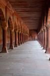 Walkway along one of the Side Buildings, Taj Mahal, India