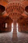 Uttar Pradesh, India, The Throne Pillar in the Diwan-i-Khas
