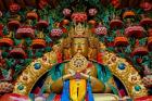 Buddha statues at Stok Palace, Ledakh, India