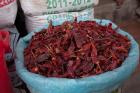 Dried chilies, Jojawar, Rajasthan, India.