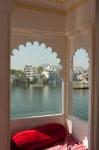 View from a restaurant, Udaipur, Rajasthan, India.