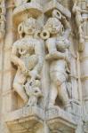 Ranakpur Jain Temple with Carving Between Ghanerao and Udaipur, Rajasthan, India