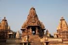 India, Khajuraho. Lakshmana Temple at Khajuraho