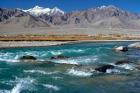 India, Ladakh, Indus River, Himalaya range