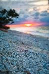 Gili Islands, Indonesia, Sunset along the beach