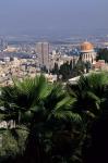 Haifa Cityscape from Bahai Dome, Israel