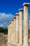 Israel, Bet She'an National Park, Columns