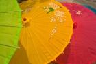 Birghtly Colored Parasols, Bulguksa Temple, Gyeongju, South Korea