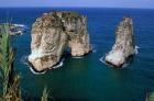 Asia, Lebanon, Beirut, Coastal Pigeon Rocks