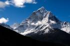 Peak of Ama Dablam Mountain, Nepal