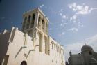 Qatar, Ad Dawhah, Doha. Heritage House Museum- Traditional Badgir (Wind Tower) built in 1935