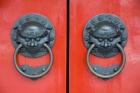 Pair of Door Knockers, Buddha Tooth Relic Temple, Singapore