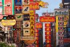 Signs in Chinatown, Bangkok, Thailand