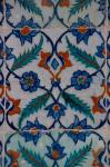 Colorful Tile Work in the Topkapi Palace, Istanbul, Turkey