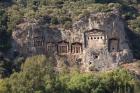 Turkey, Dalyan, Mugla Province The Six Lycian Rock-Cut Tombs