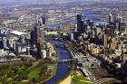 Melbourne CBD and Yarra River, Victoria, Australia