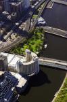 Holiday Inn and Yarra River, Melbourne, Victoria, Australia