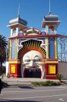 Entrance Gate to Luna Park, St Kilda, Melbourne, Victoria, Australia