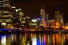 Yarra River, Queens Bridge and CBD, Melbourne, Victoria, Australia